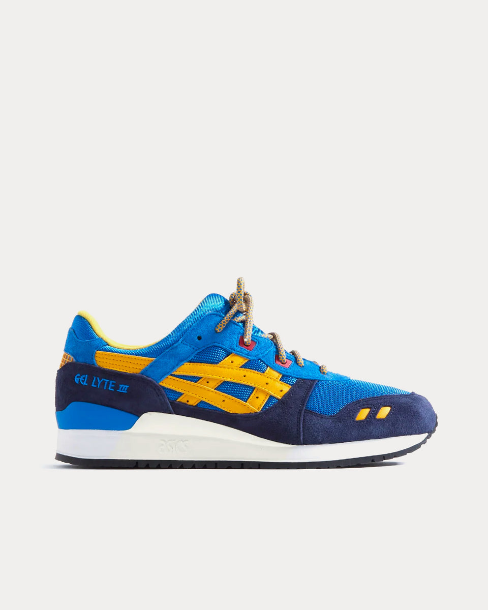 Asics x Kith Marvel Gel-Lyte III Remastered 'Cyclops' Blue / Yellow Low Top  Sneaker