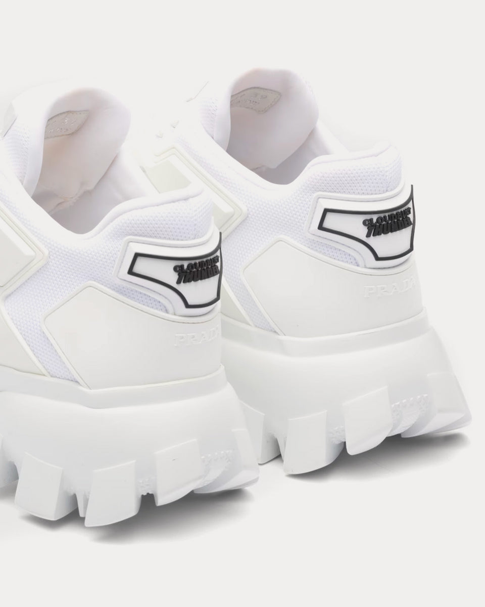 Prada Cloudbust Thunder White Low Top Sneakers