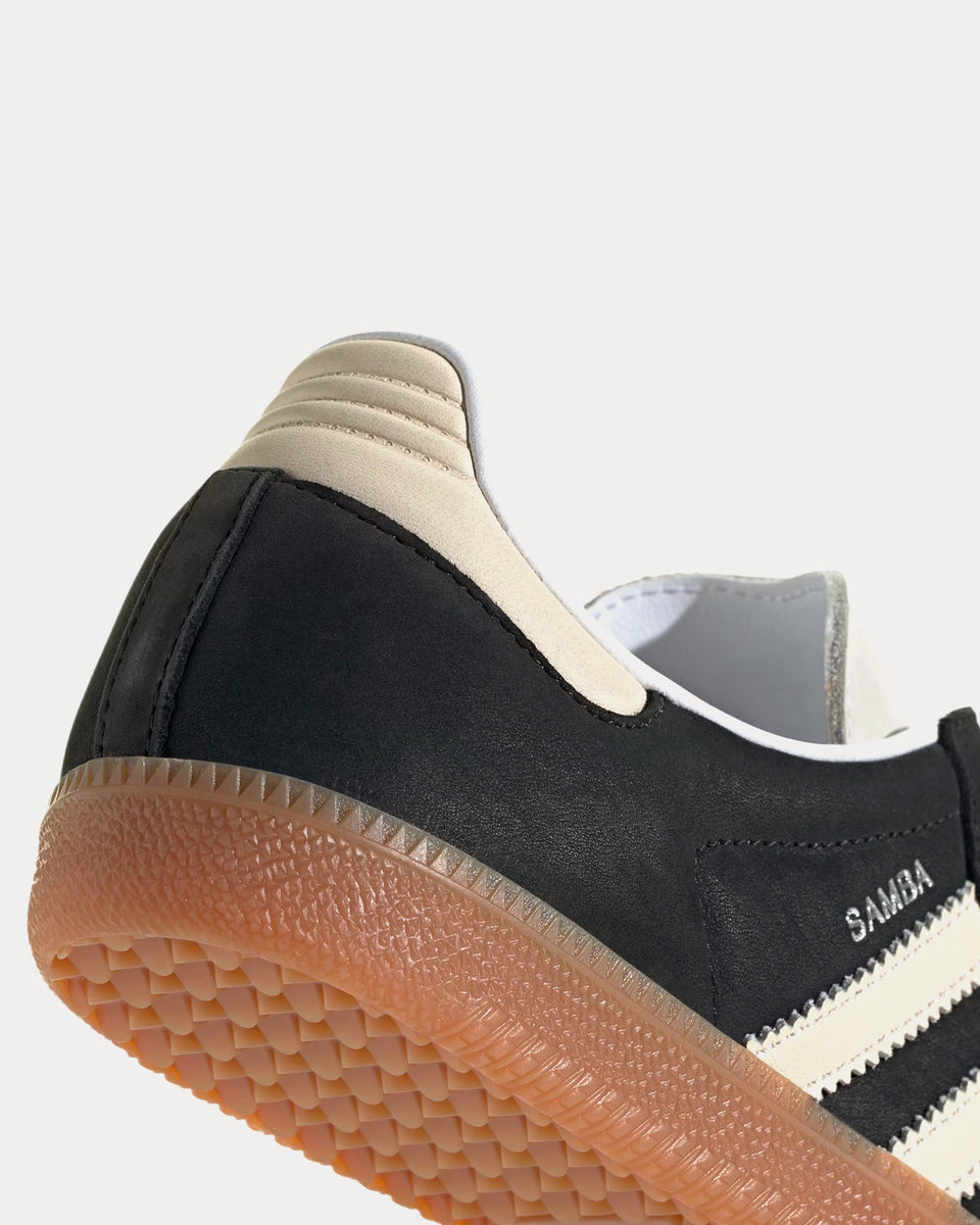 Adidas samba white hotsell black leather womens trainers