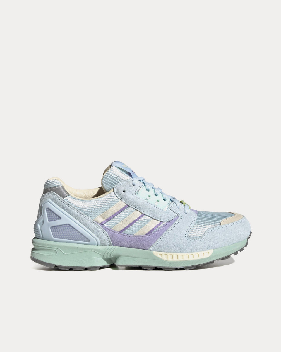 Adidas ZX 8000 Sky Tint / Cream White / Clear Grey Low Top Sneakers