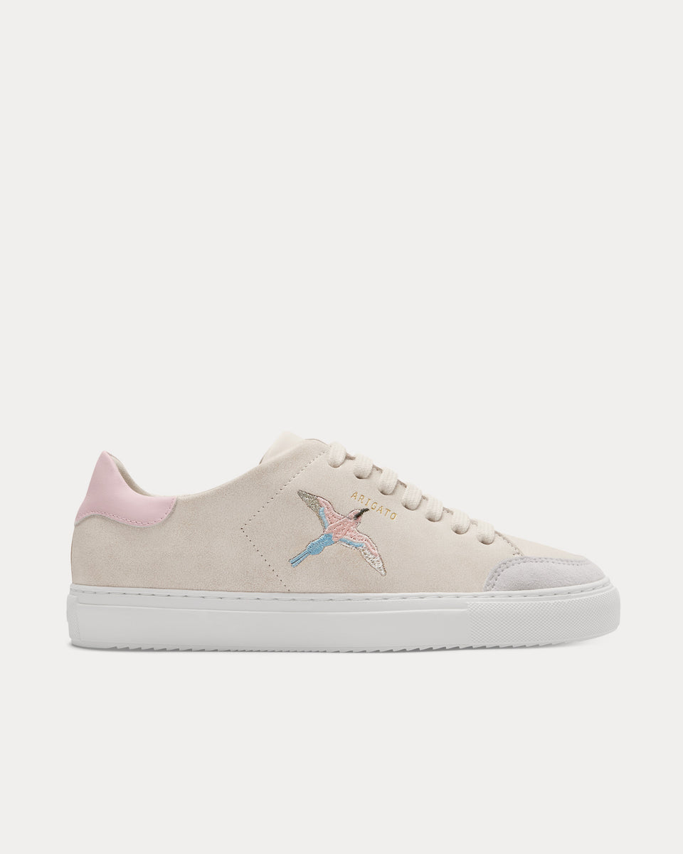 Axel Arigato Clean 90 Triple B Bird Beige Pink Low Top Sneakers