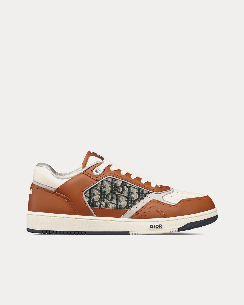 Dior B30 Gray Mesh with Brown, Orange and Beige Technical Fabric Low Top  Sneakers - Sneak in Peace