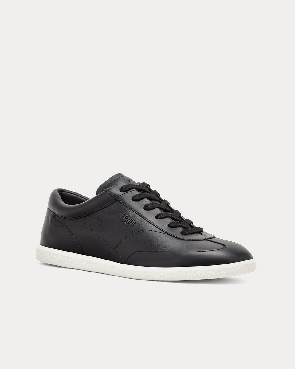 Mens black fendi clearance trainers