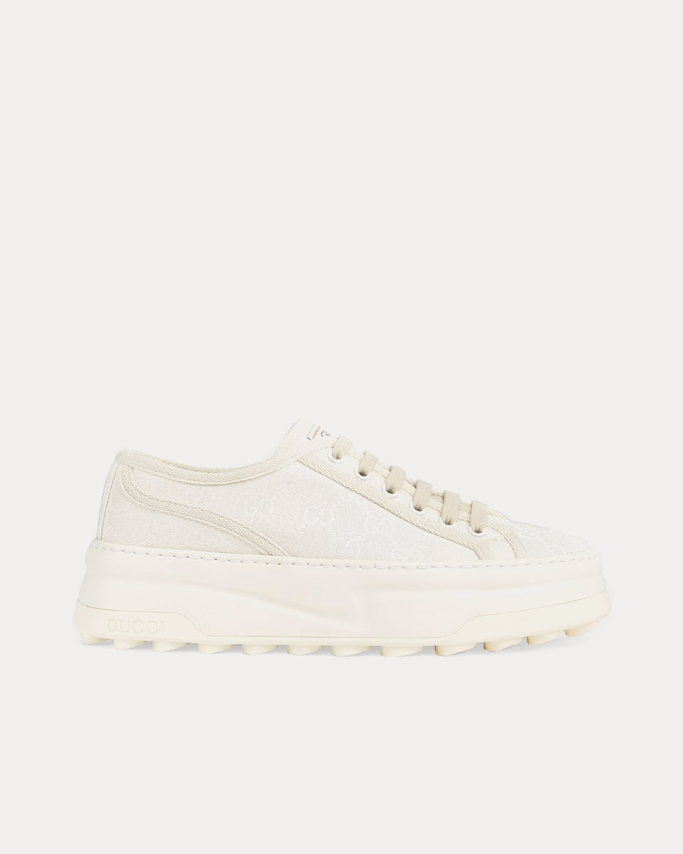 Original gucci store white shoes