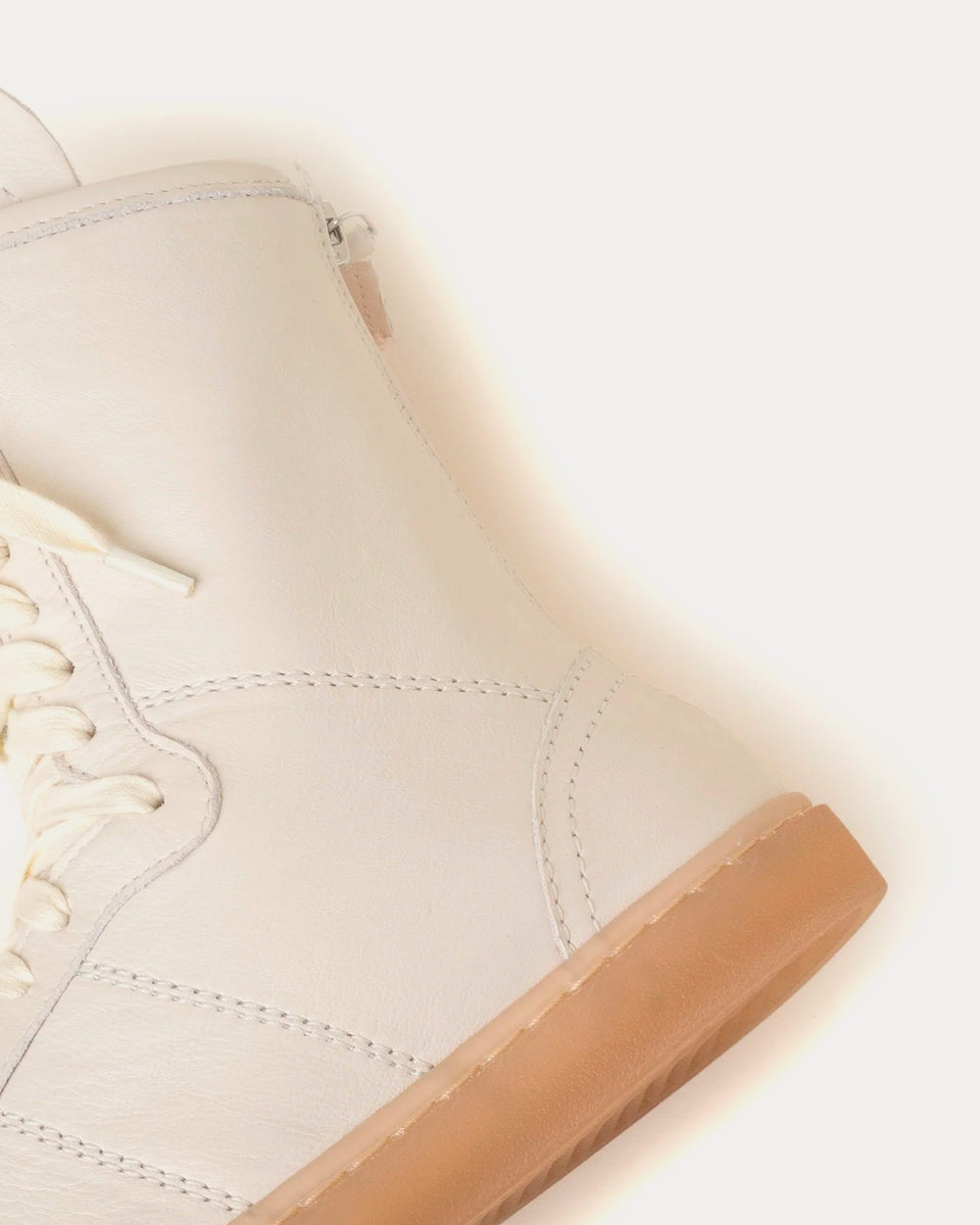 Lemaire Linoleum Basic Laced Up Trainers W Clay White - Vallgatan 12