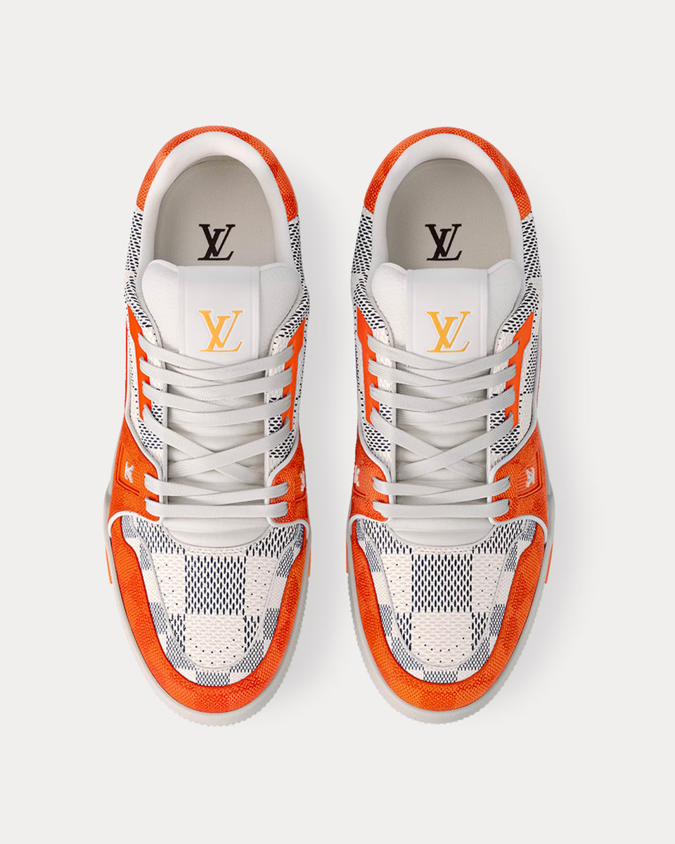 Louis Vuitton LV Trainer 2 Beige Mid Top Sneakers - Sneak in Peace
