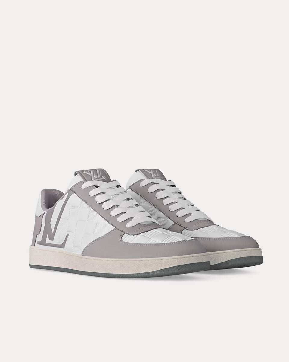 Louis Vuitton Rivoli Grey / White Low Top Sneakers - Sneak in Peace