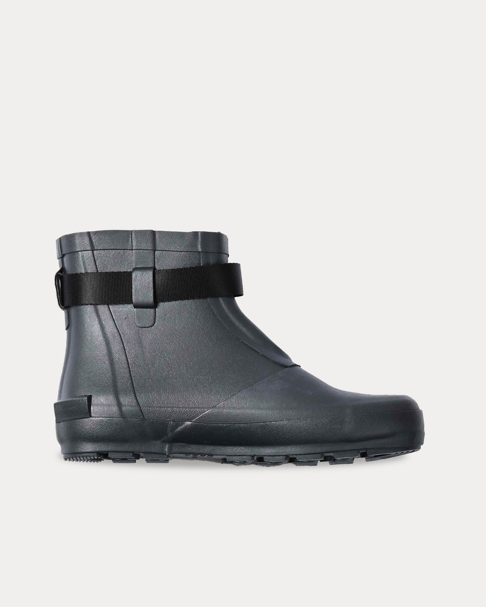 MHL by Margaret Howell Rubber Charcoal Rain Boots