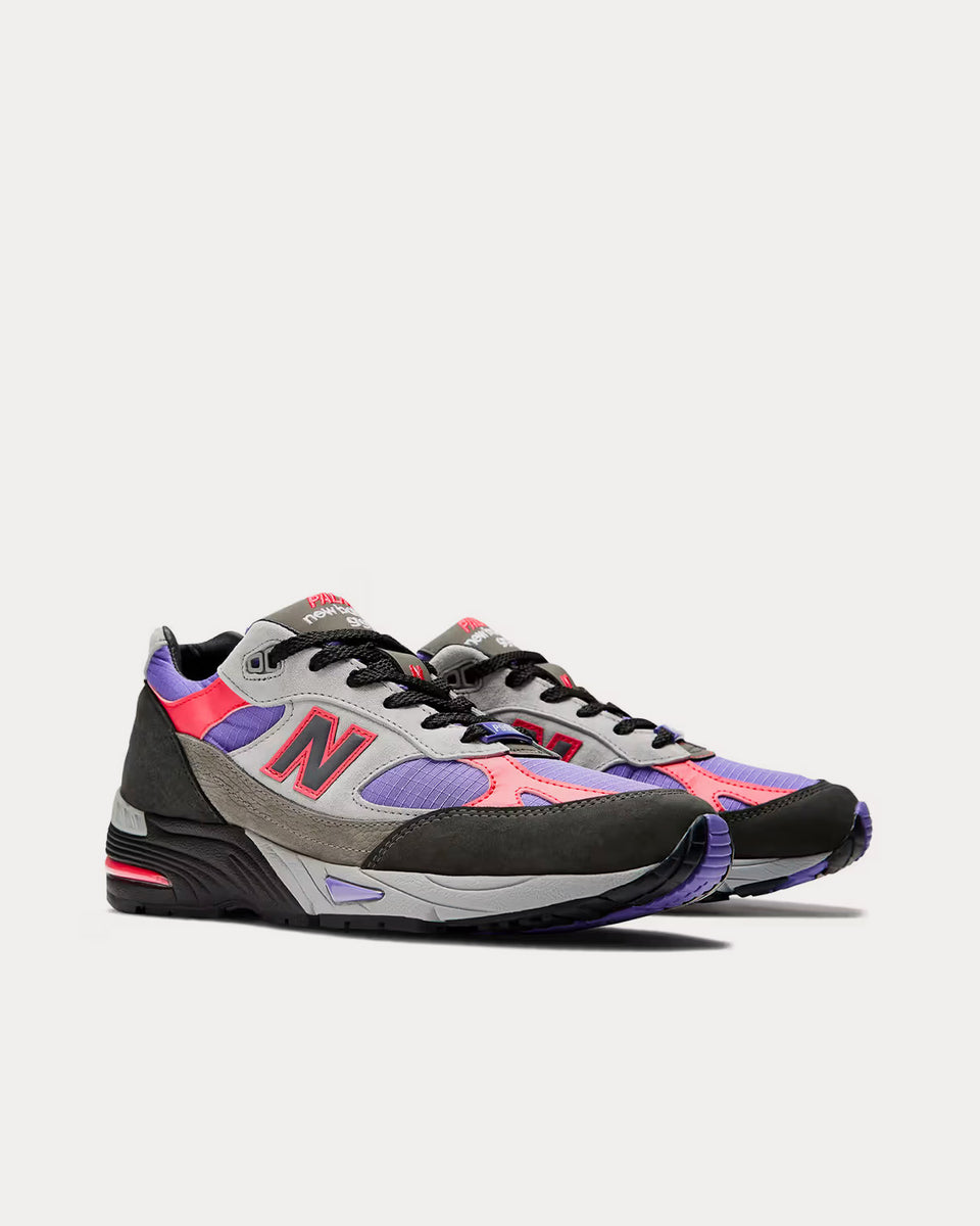 New Balance x Palace Made In UK 991 Black / Grey / Pink / Purple