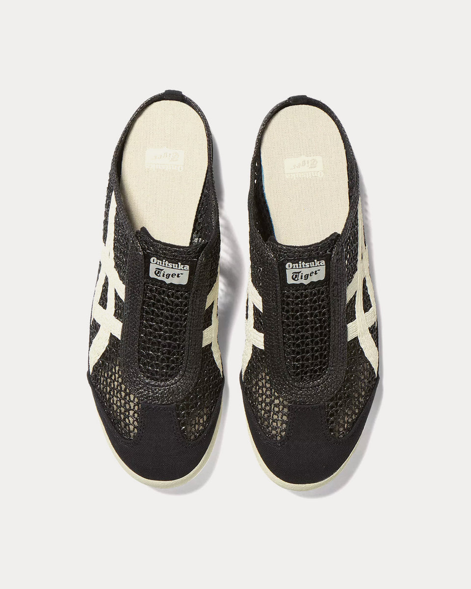 Onitsuka tiger mexico 66 best sale slip on cream black