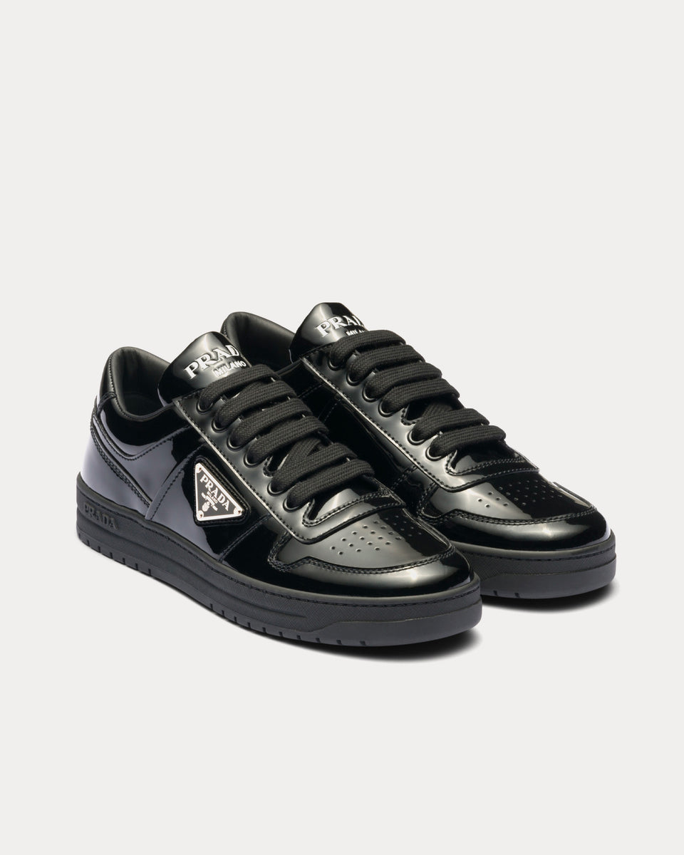 White patent cheap prada trainers