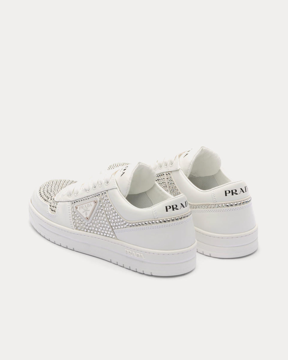 Womens white prada online trainers