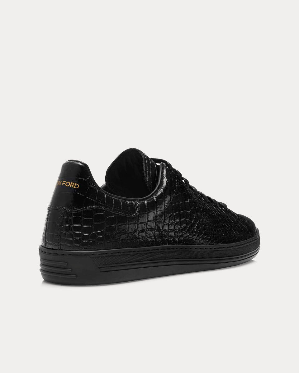 Tom Ford Warwick Printed Alligator Sneaker