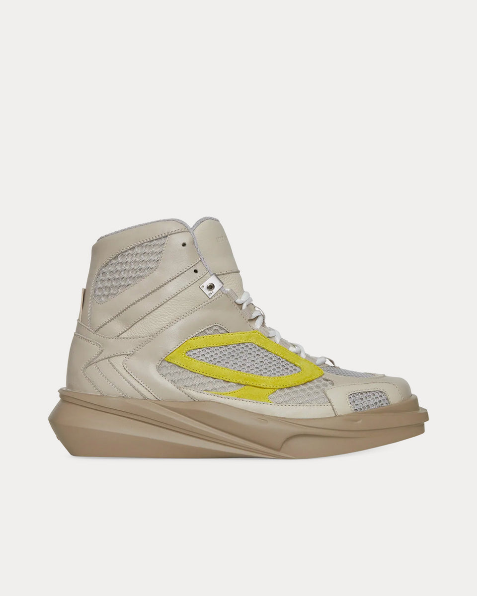 1017 ALYX 9SM Mono Hiking Sand / Yellow High Top Sneakers