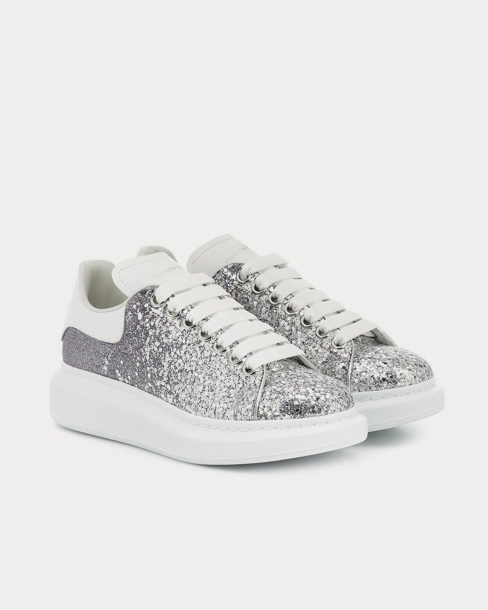 Alexander mcqueen sneakers hot sale silver glitter