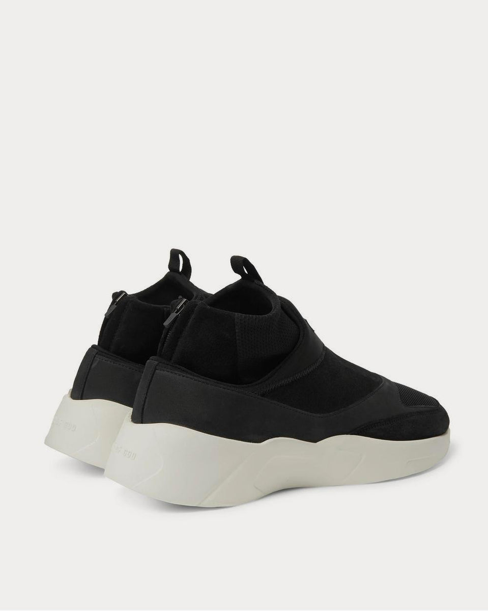 Fear of God Suede Mesh and Neoprene Black high top sneakers