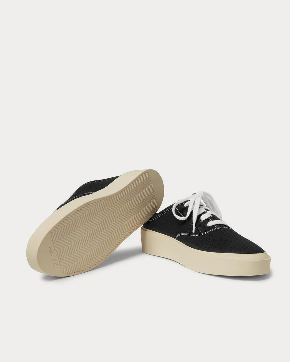 Fear of God 101 Canvas Backless Black slip on sneakers - Sneak in