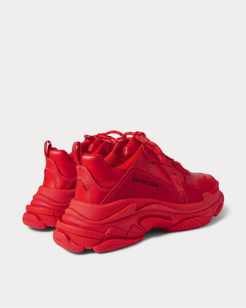 Balenciaga Triple S Sneaker Red