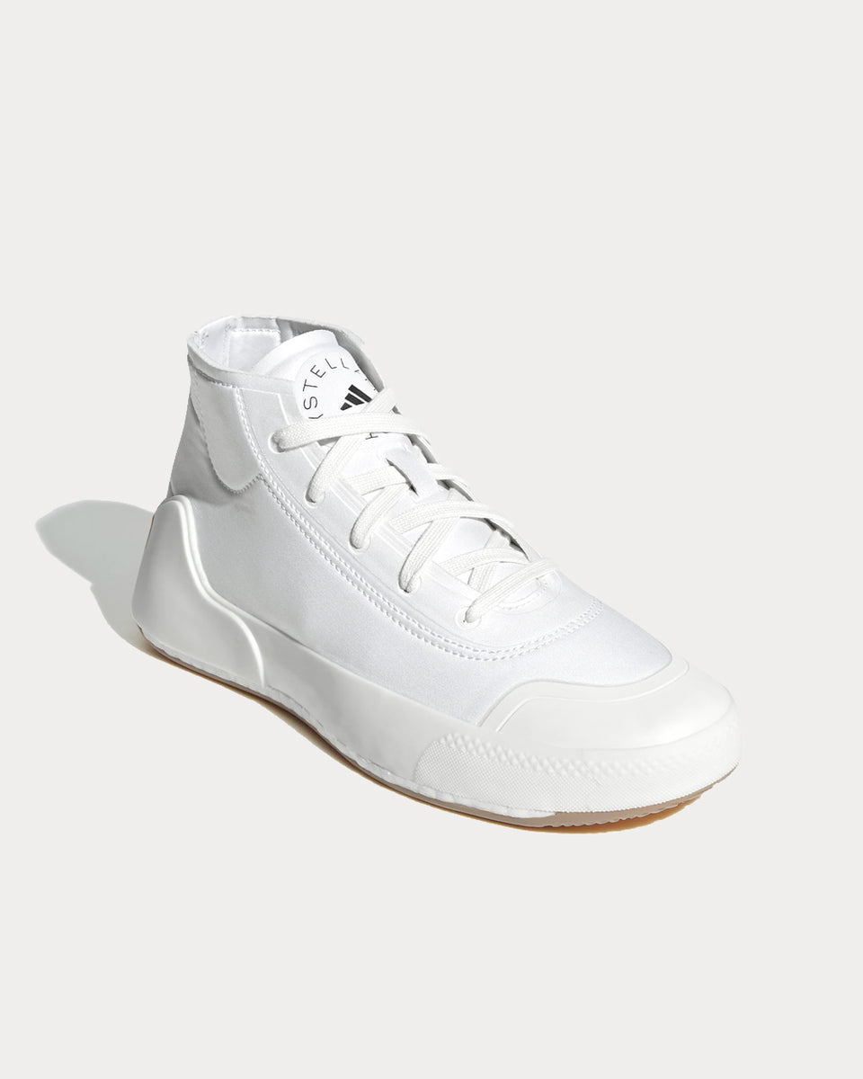  adidas by Stella McCartney Women's ASMC Treino Sneakers,  Ftwwht/Ftwwht/Ftwwht, White, Off White, 5 Medium US