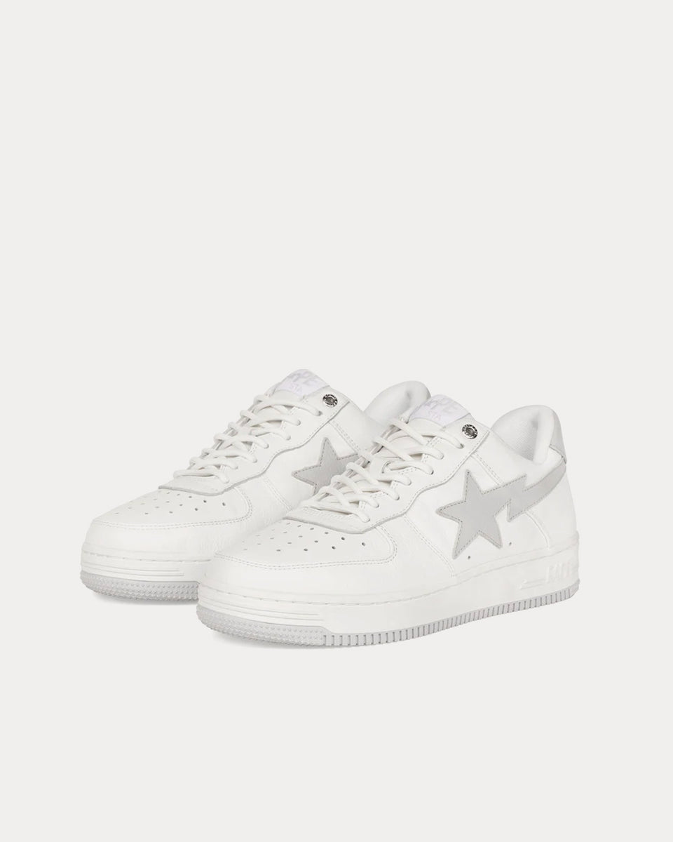 A Bathing APE x JJJJound BAPE STA White Low Top Sneakers - Sneak