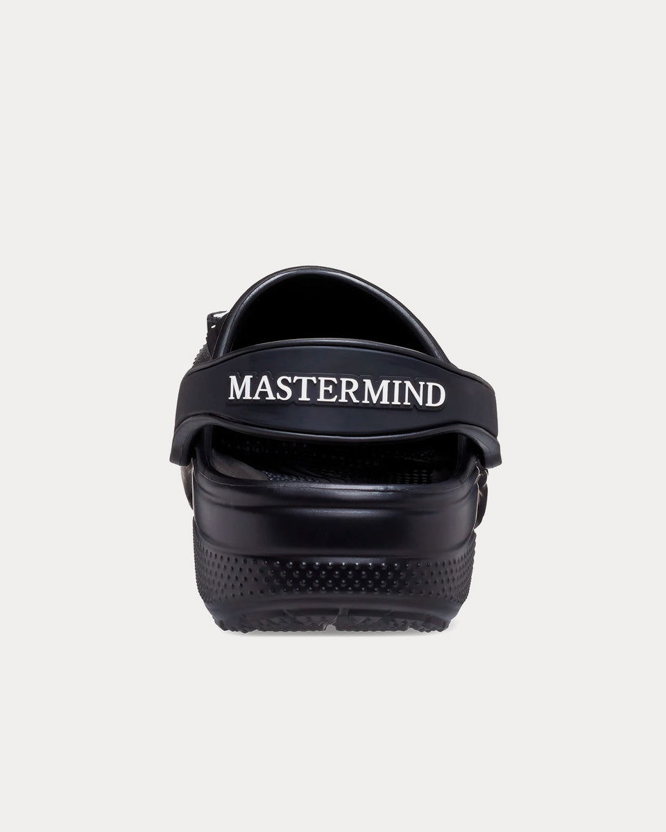 Crocs x Mastermind Classic Clog Black Slip Ons - Sneak in Peace