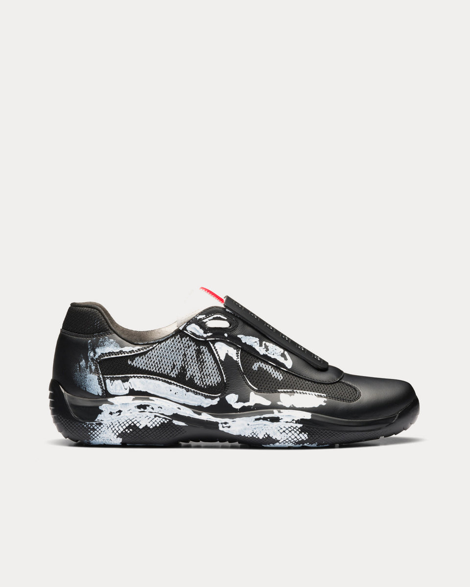 Prada americas cup 2024 trainers patent black