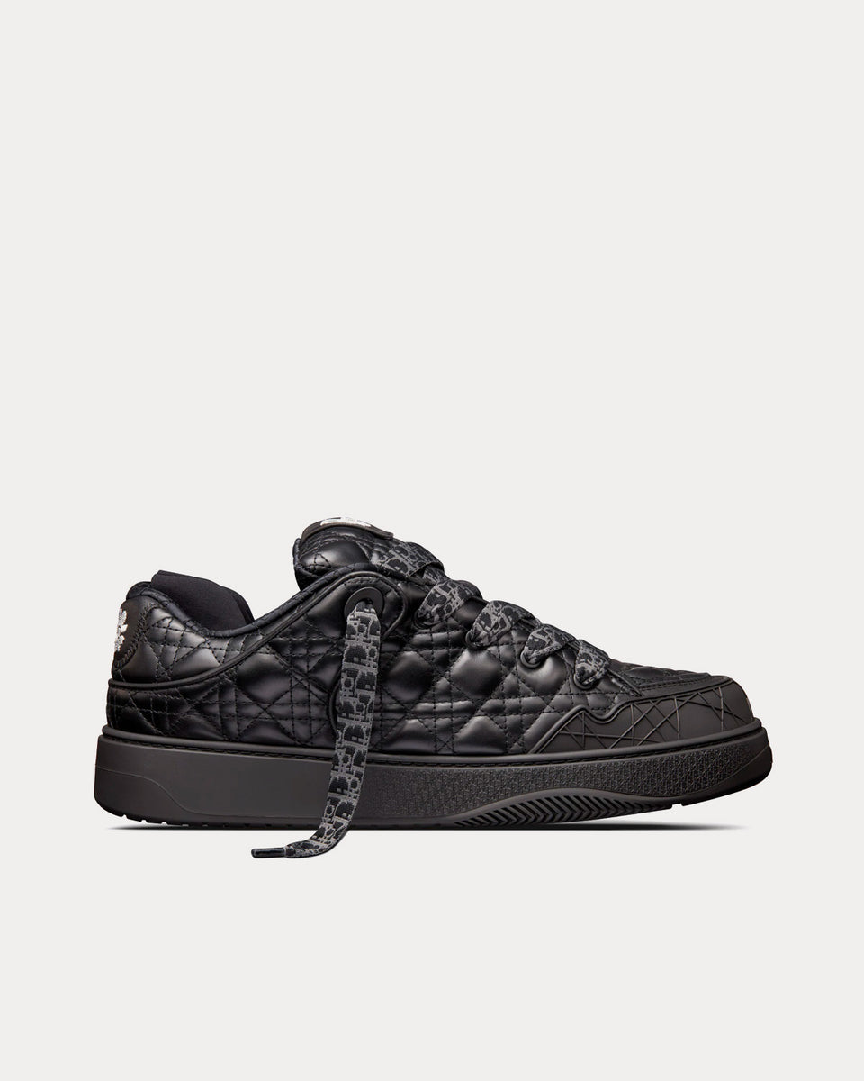Dior x ERL B9S Skater Limited And Numbered Edition Black Quilted Cannage  Calfskin