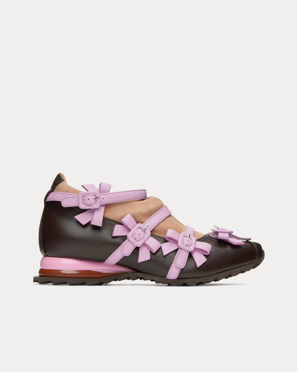Kiko Kostadinov Hybrid Himalayan Pink / Coffee Low Top Sneakers 