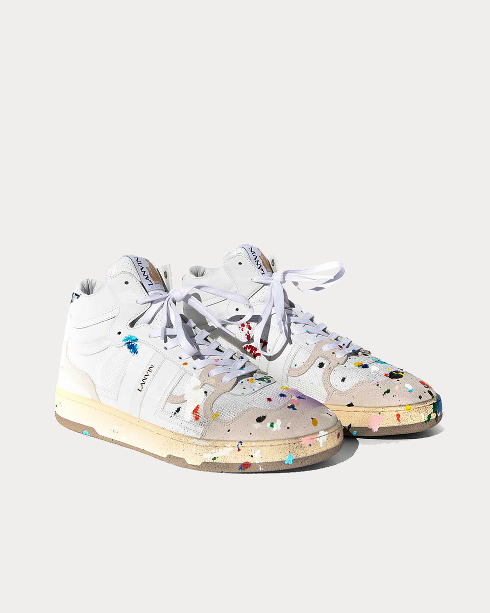 Sneakers with hot sale paint splatter