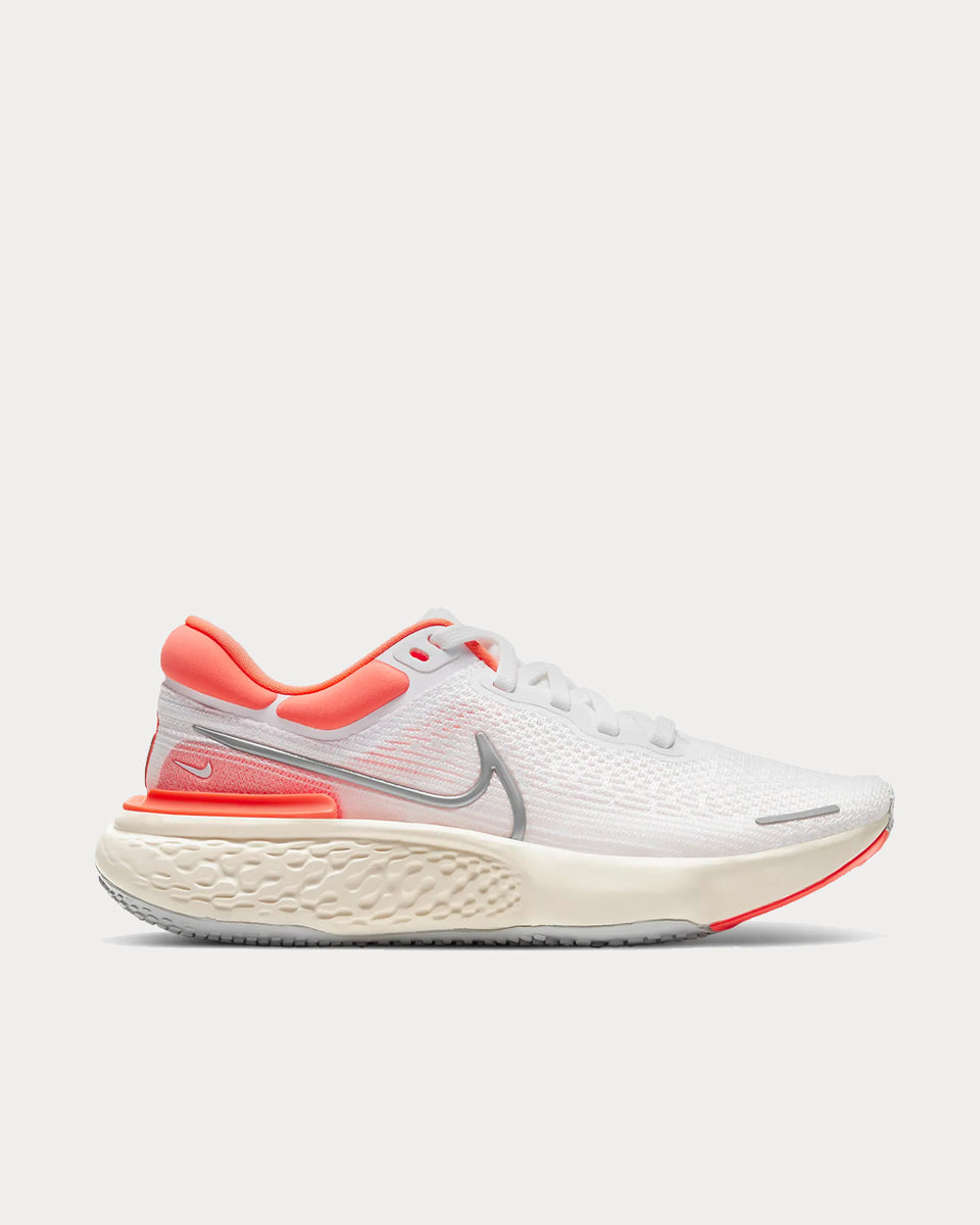 Nike ZoomX Invincible Run Flyknit White/Bright Mango/Grey