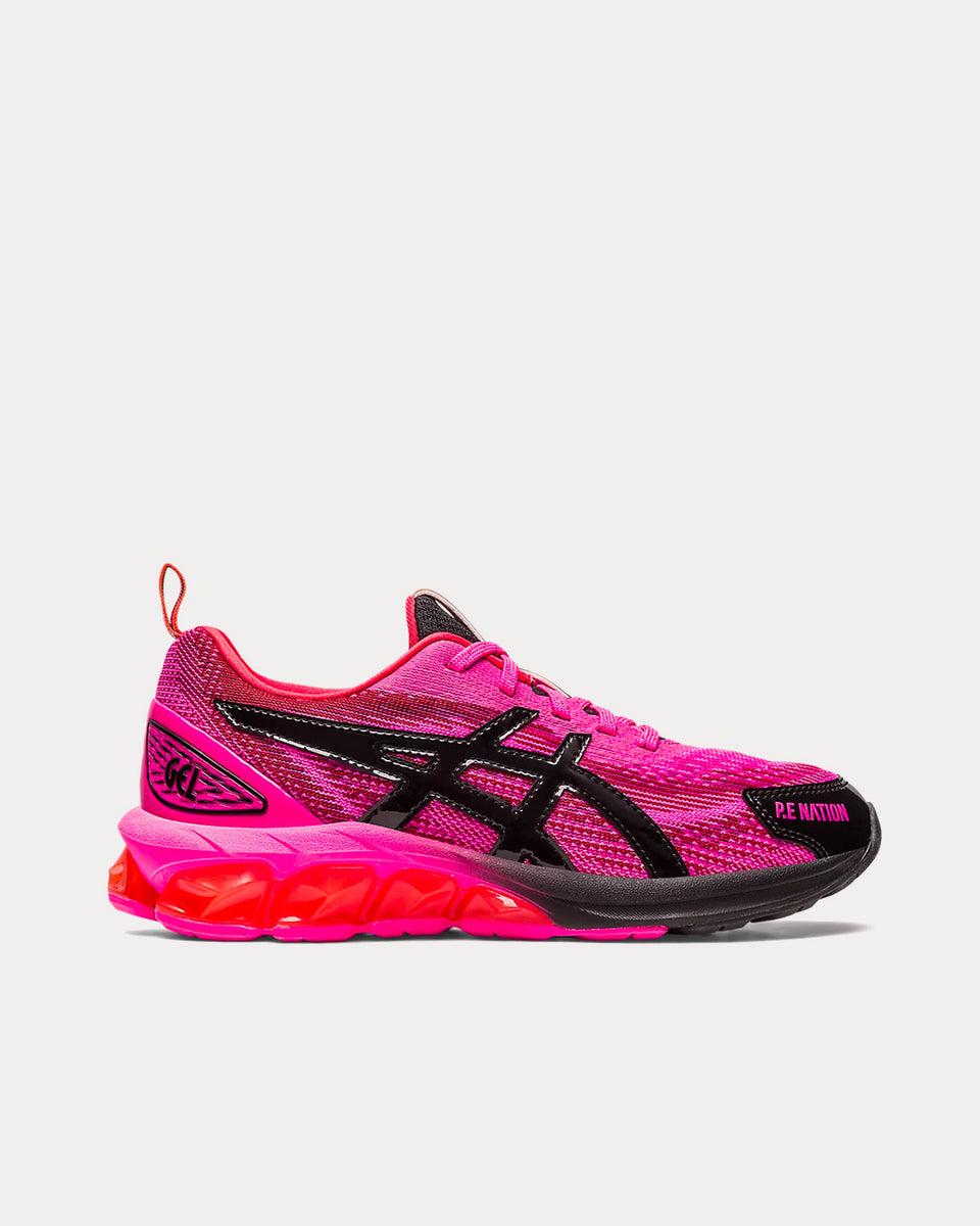 Asics x P.E Nation Black / Sneak - VII Peace Sneakers Glo in 180 Top Pink Low