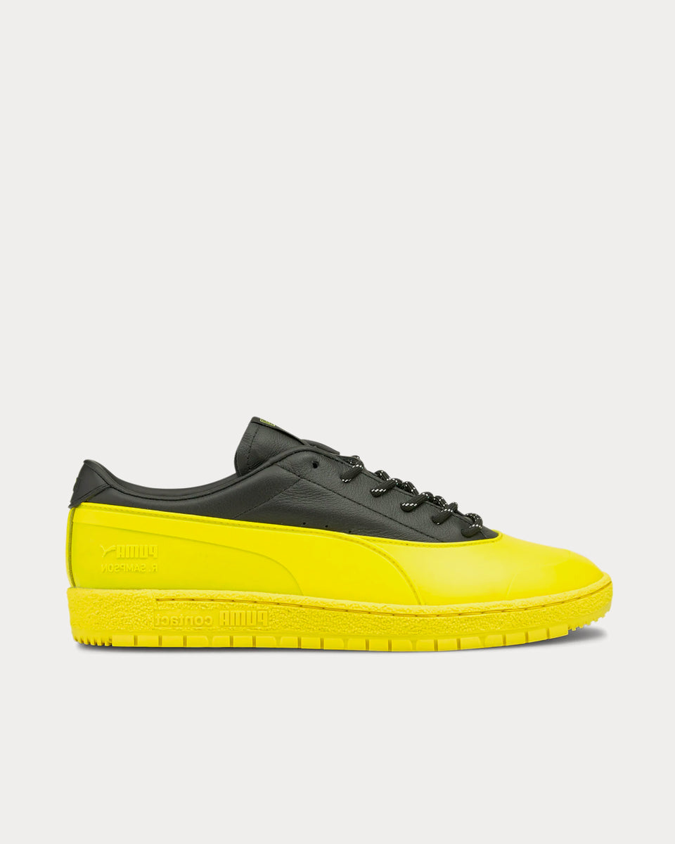 Puma x Maison Kitsuné Ralph Sampson 70 Black / Yellow Low Top Sneakers -  Sneak in Peace