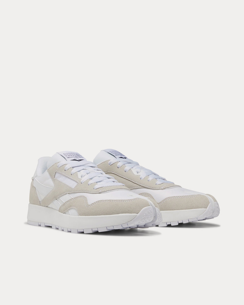 Reebok X Maison Margiela Project 0 CL Nylon Tabi White Low Top Sneakers