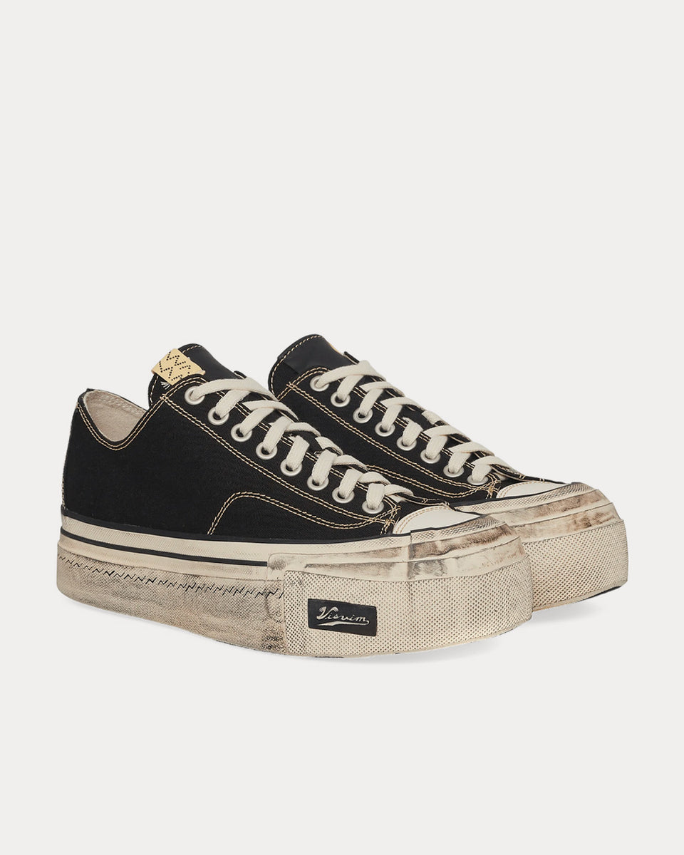 Visvim Skagway Lo G Patten Black Low Top Sneakers - Sneak in