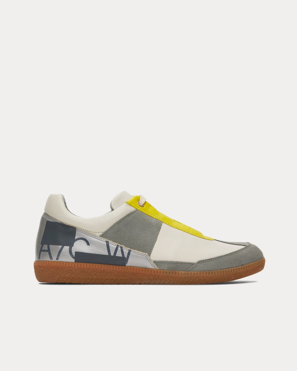 A-COLD-WALL* Shard Track Off-White / Silver Low Top Sneakers