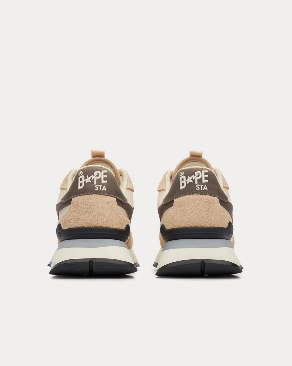 A Bathing APE Road STA Express #1 M2 Beige Low Top Sneakers