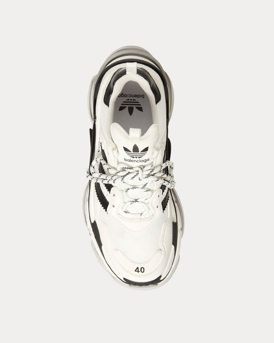 Balenciaga x Adidas Triple S White Low Top Sneakers - Sneak in Peace