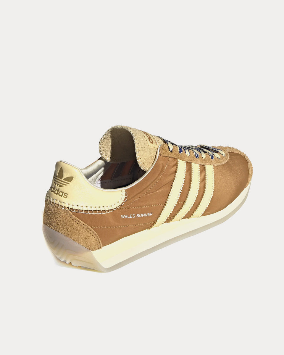 Adidas x Wales Bonner Country Core Mesa / Easy Yellow / Cream White Low Top  Sneakers