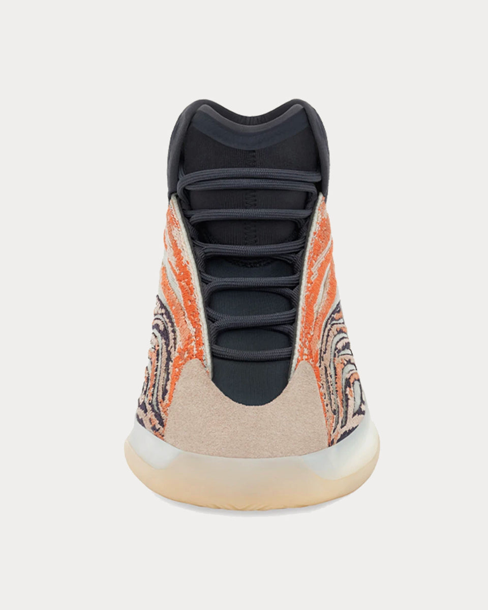 Yeezy QNTN Flash Orange High Top Sneakers - Sneak in Peace