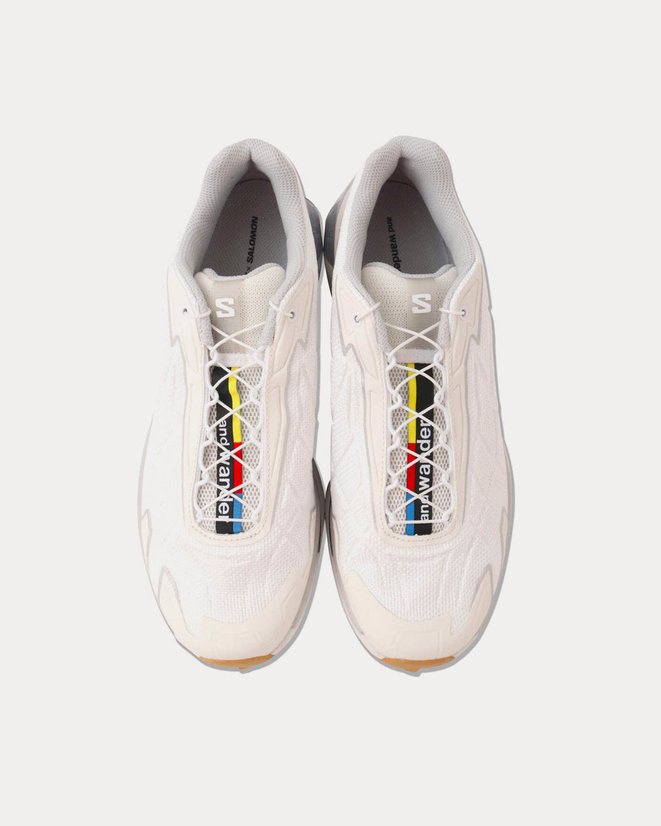 Salomon x And Wander XT-Slate Advanced White Low Top Sneakers