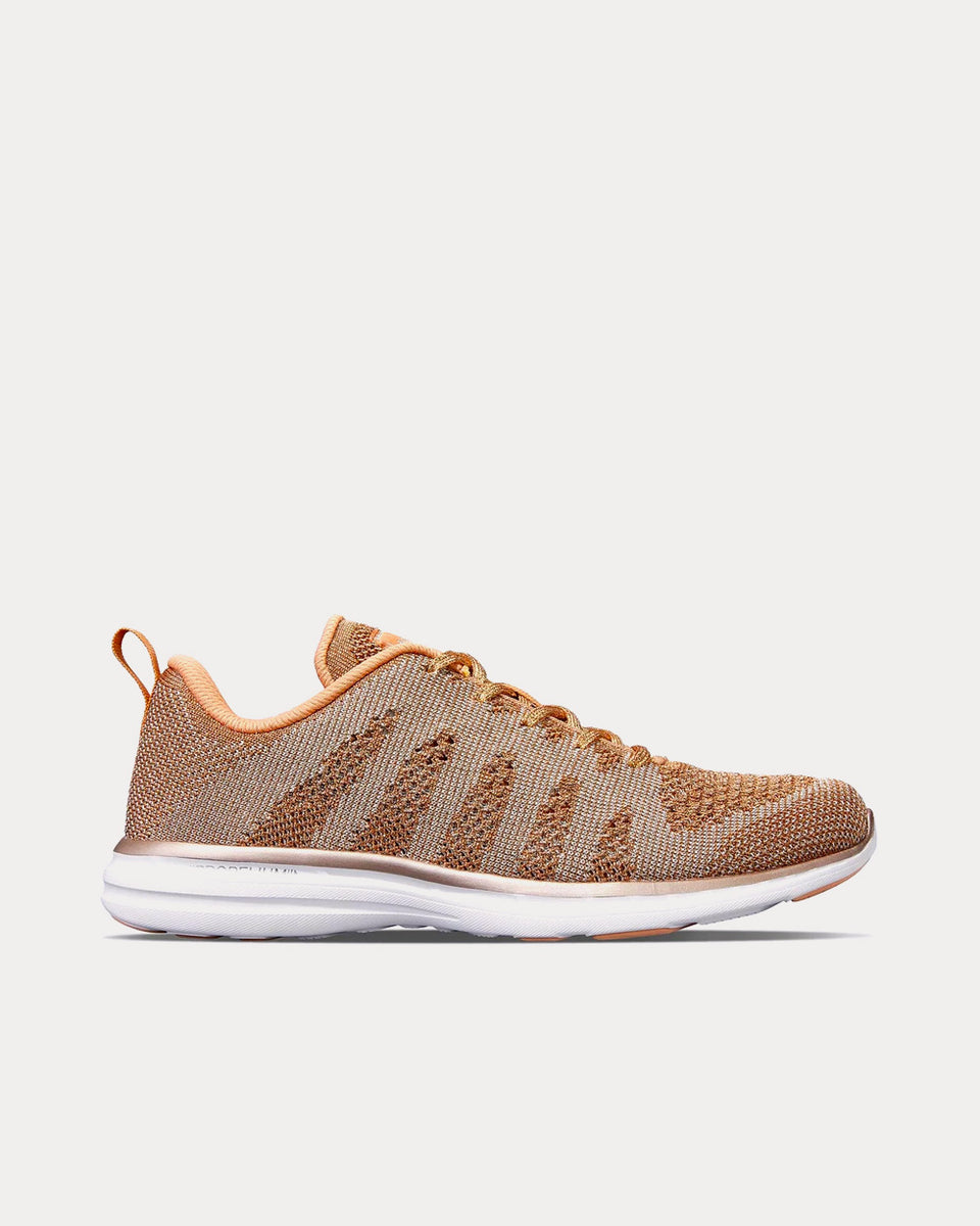 Rose gold hot sale runners shoes