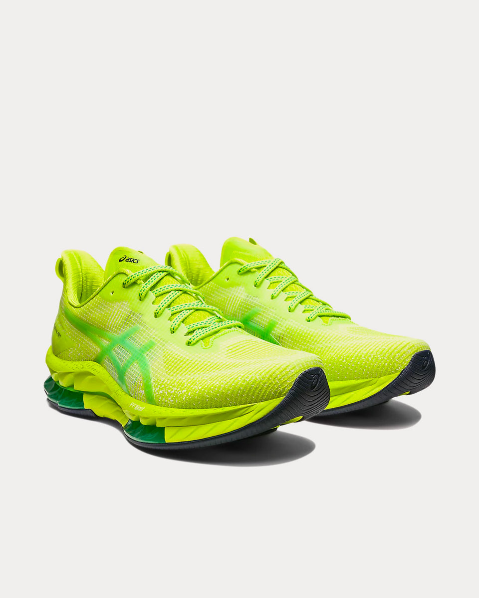 Asics neon deals yellow running shoes