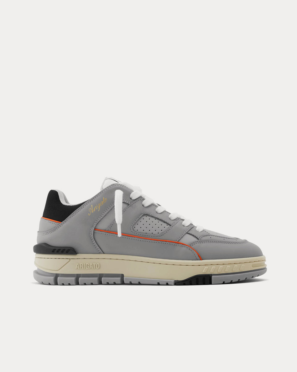 Axel Arigato Area Lo Grey Orange Low Top Sneakers Sneak in