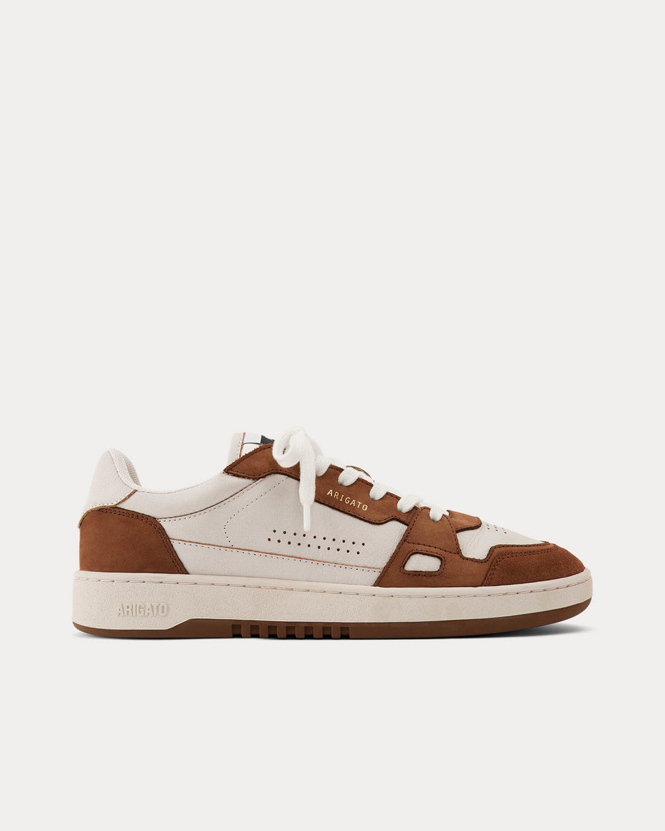 Axel Arigato Dice Lo White Brown Low Top Sneakers Sneak in