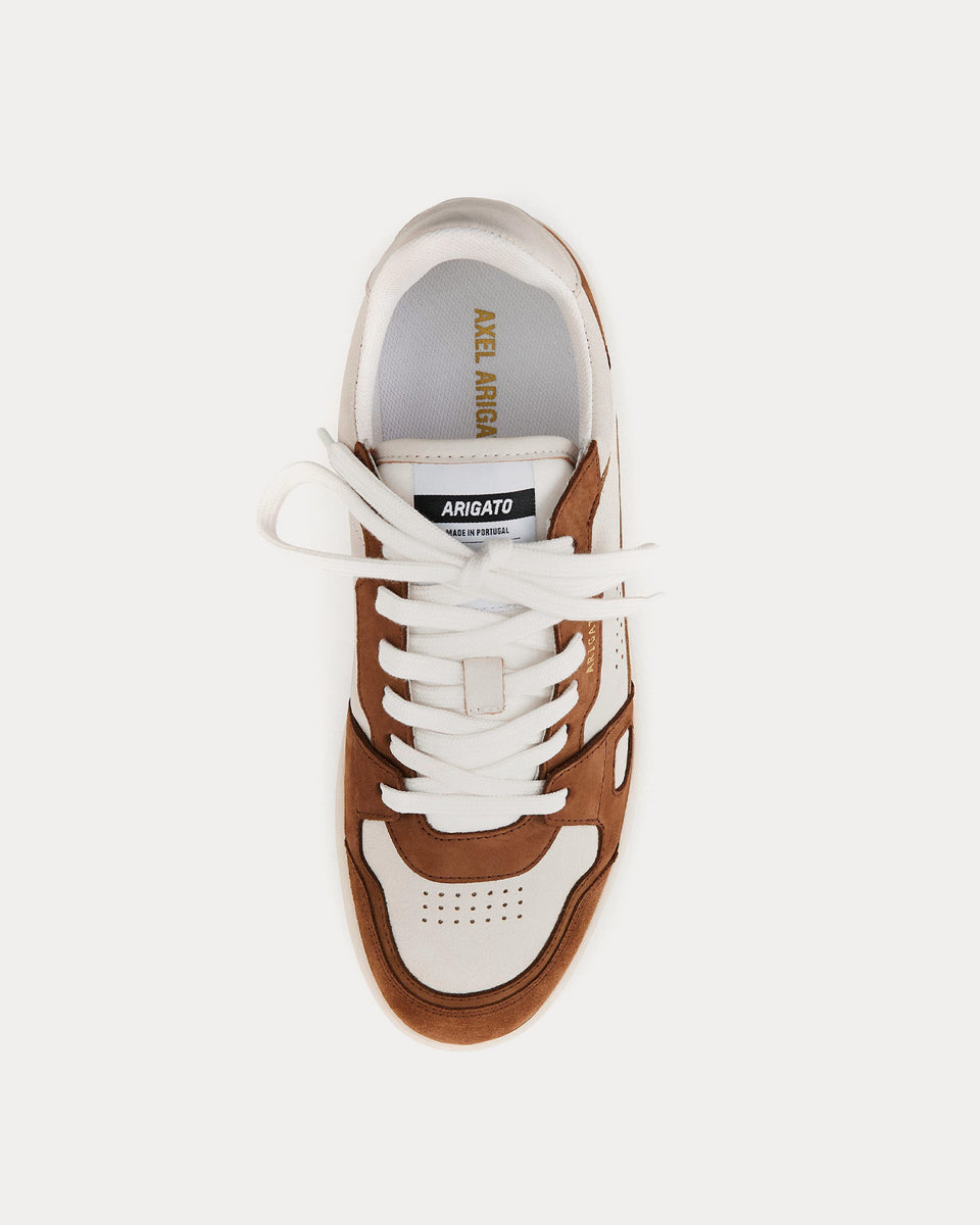 Axel Arigato Dice Lo White Brown Low Top Sneakers