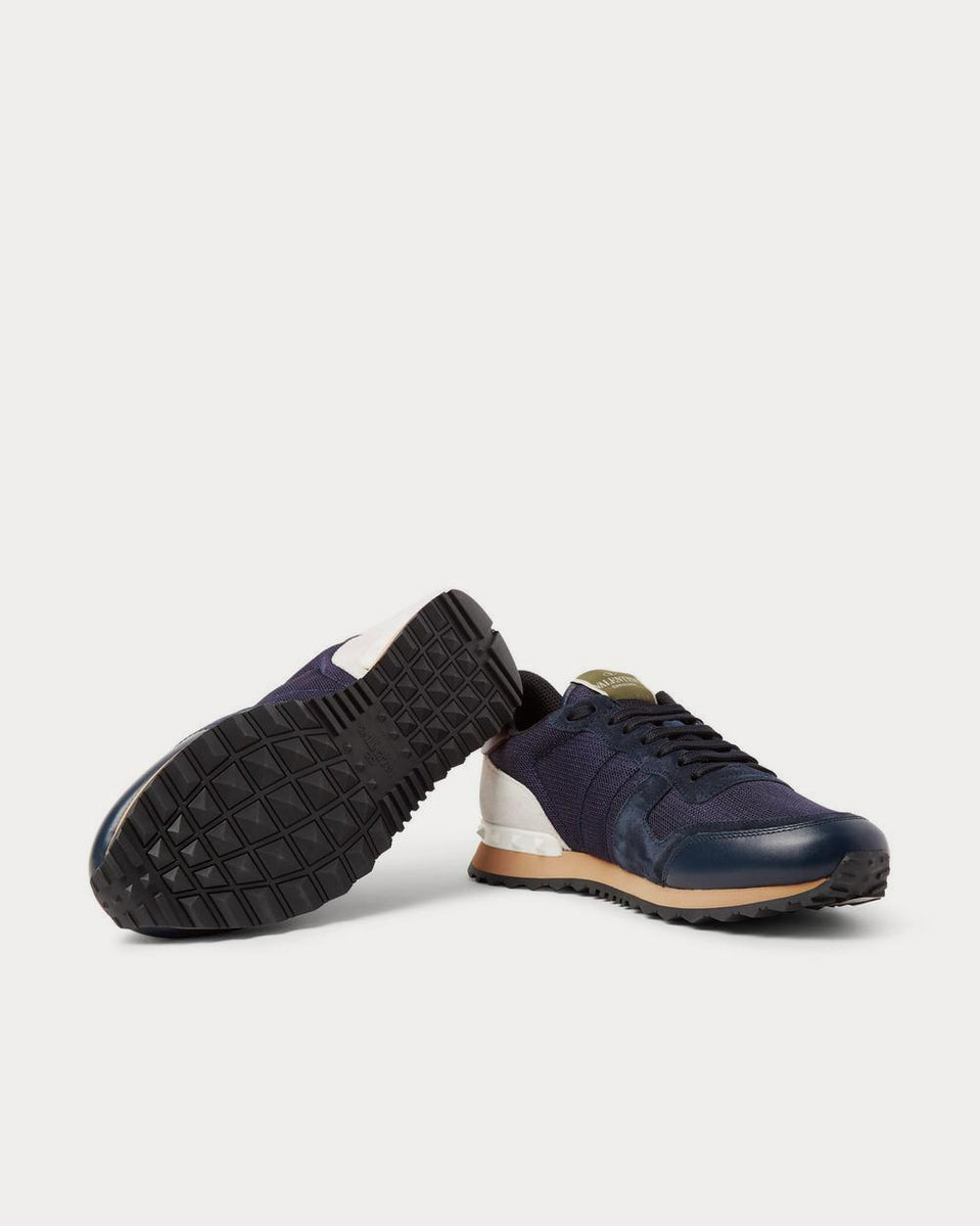 Valentino navy outlet trainers