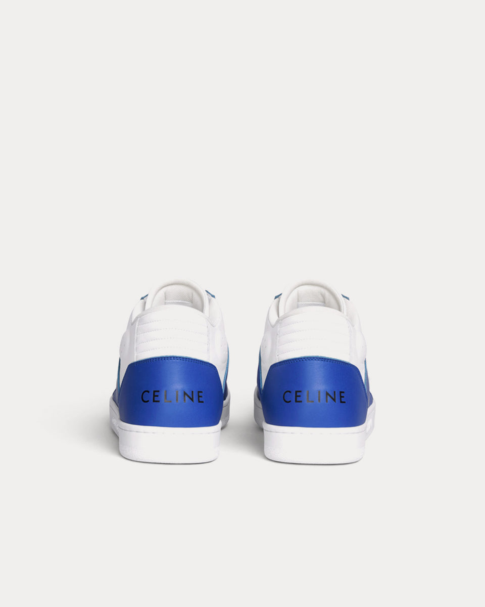 Celine CT-02 White / Blue Mid Top Sneakers - Sneak in Peace
