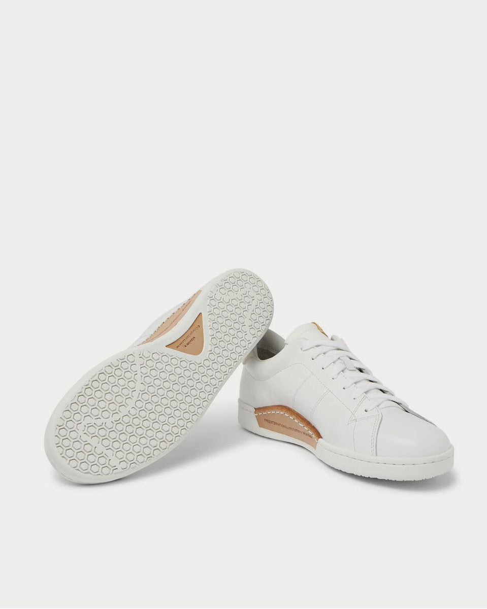 Visvim Foley Folk Leather White low top sneakers