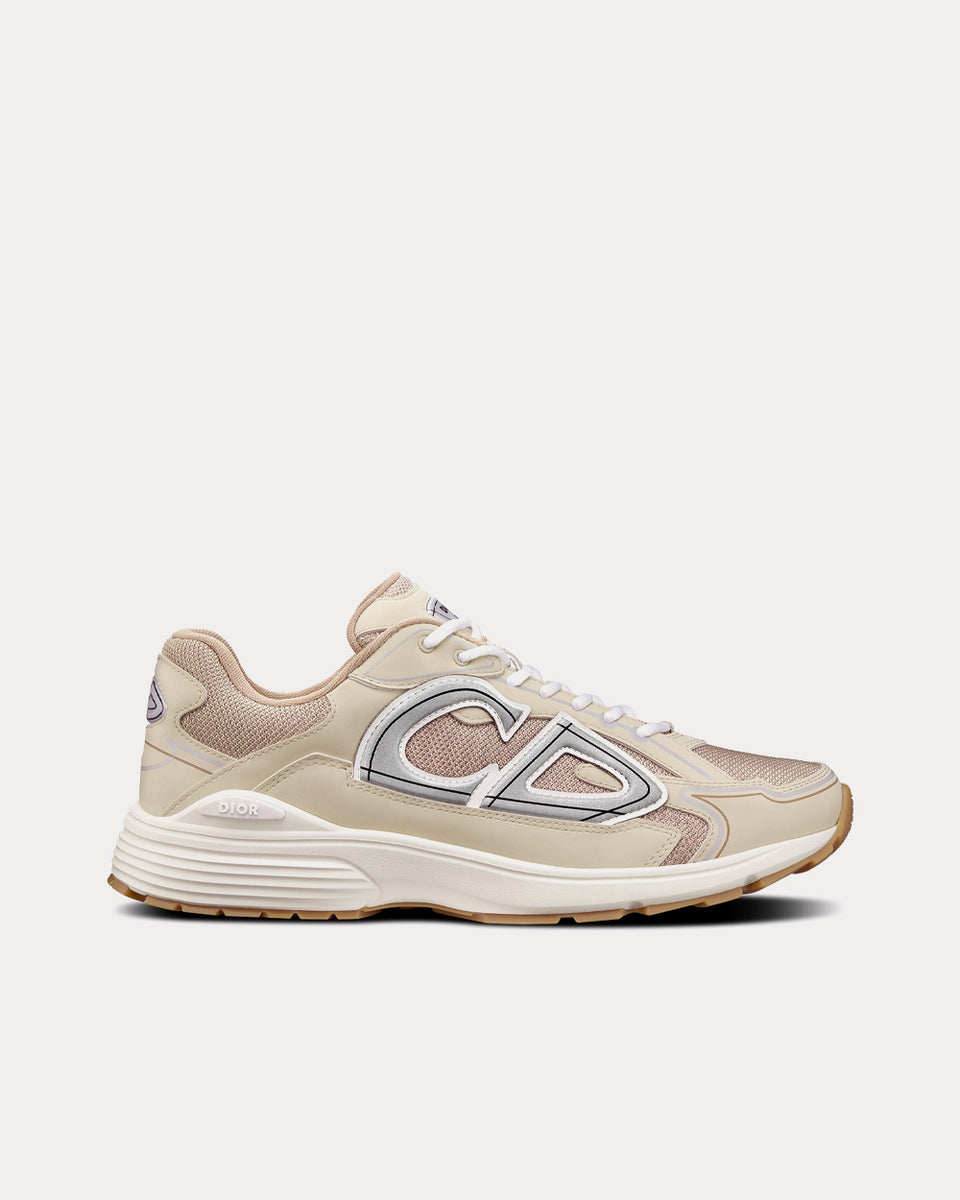 Dior B30 Cream Mesh and Technical Fabric Low Top Sneakers - Sneak 