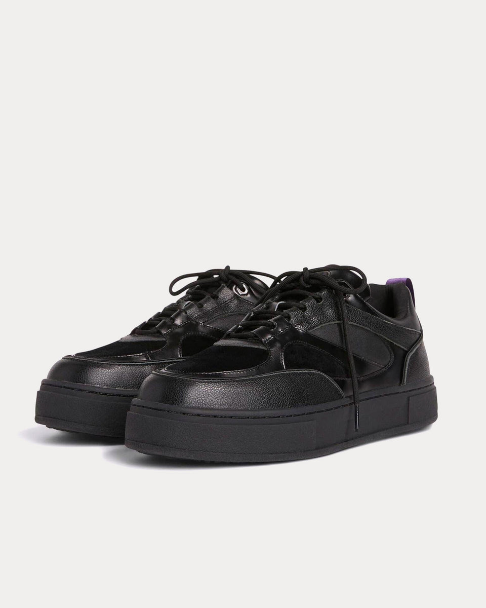 Eytys Sidney Leather Black / Black Low Top Sneakers